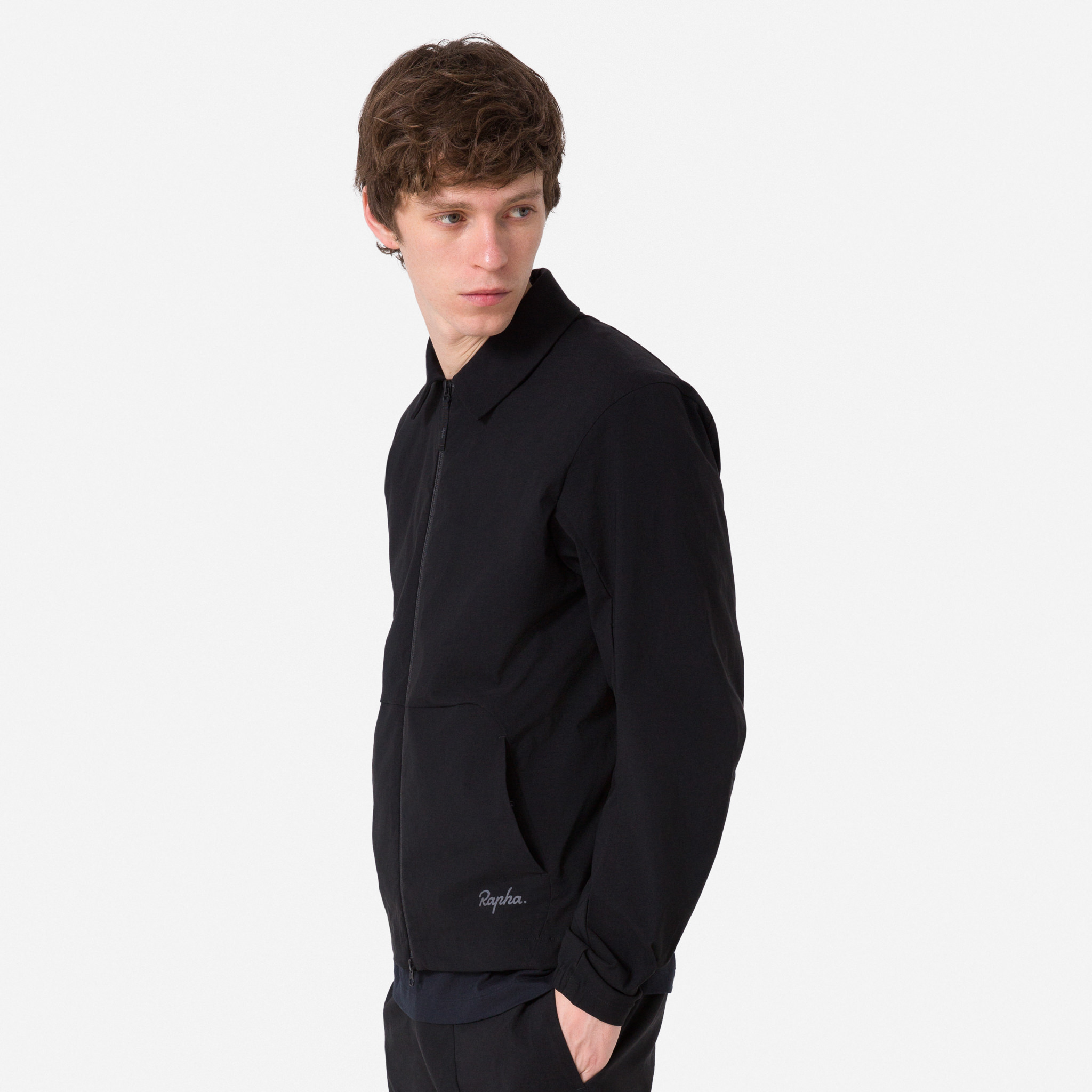4998-Men-apos-s-Tech-Collar-Jacket-Black-Grey-3.jpg Men's Tech Collar Jacket Black/Grey