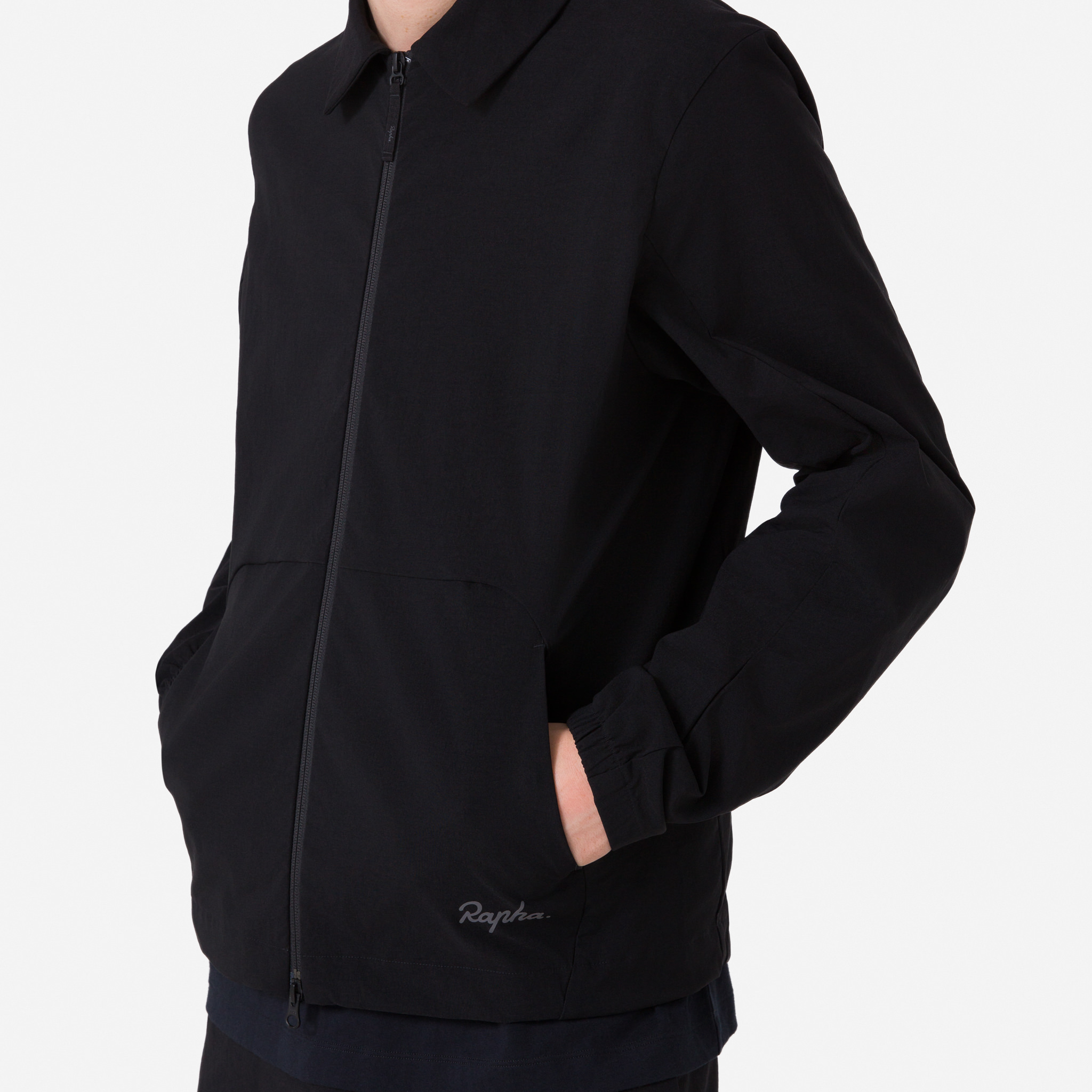 4998-Men-apos-s-Tech-Collar-Jacket-Black-Grey-5.jpg Men's Tech Collar Jacket Black/Grey