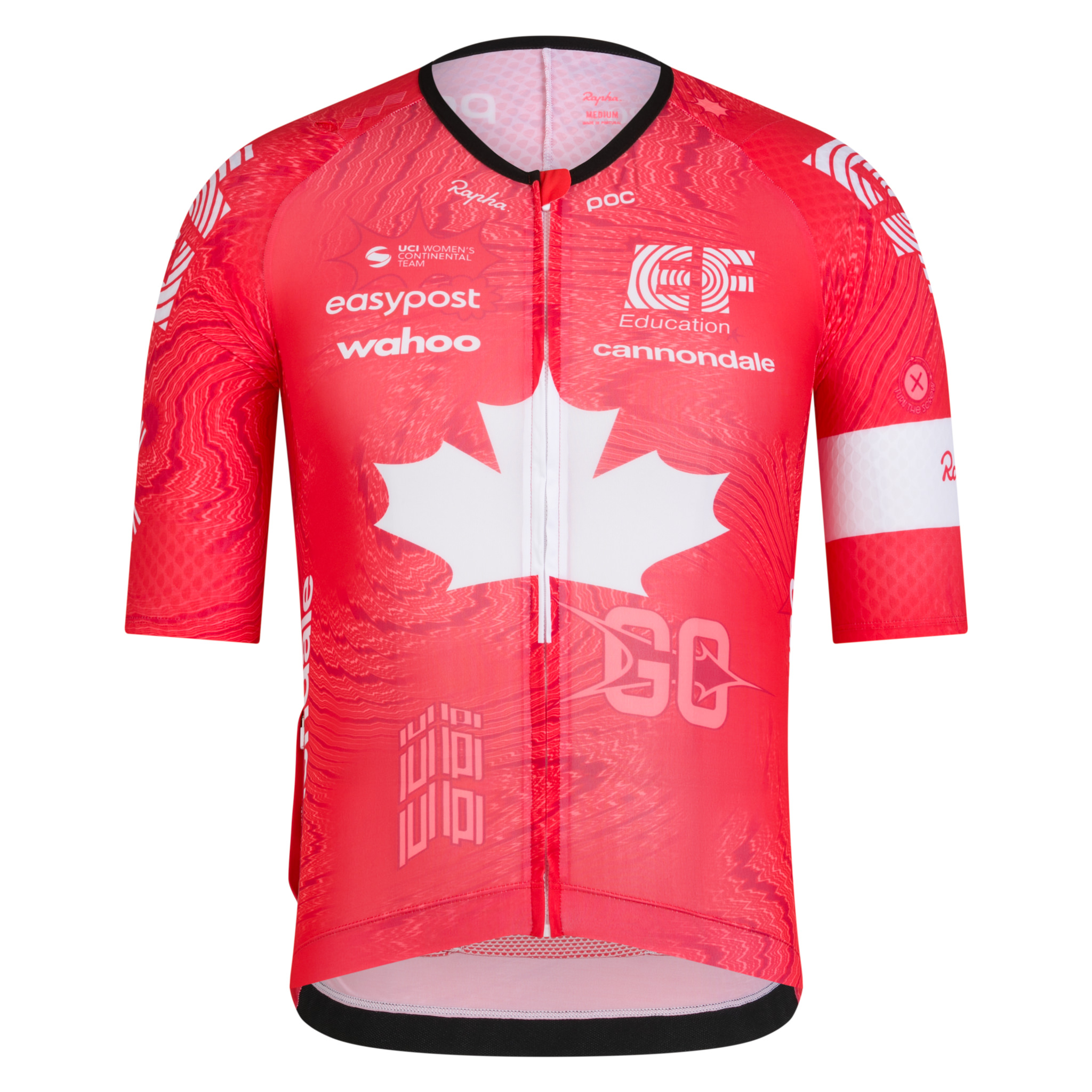 EF Men's Pro Team Aero Jersey - Canada Multicolour