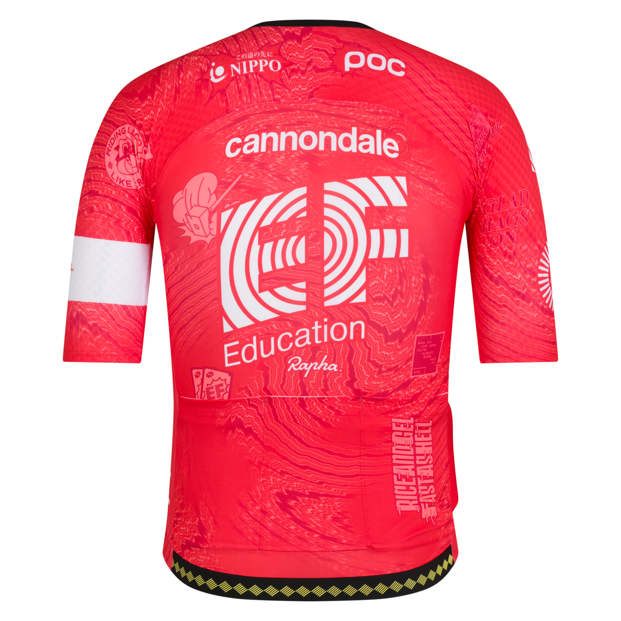 EF Men's Pro Team Aero Jersey - Canada Multicolour
