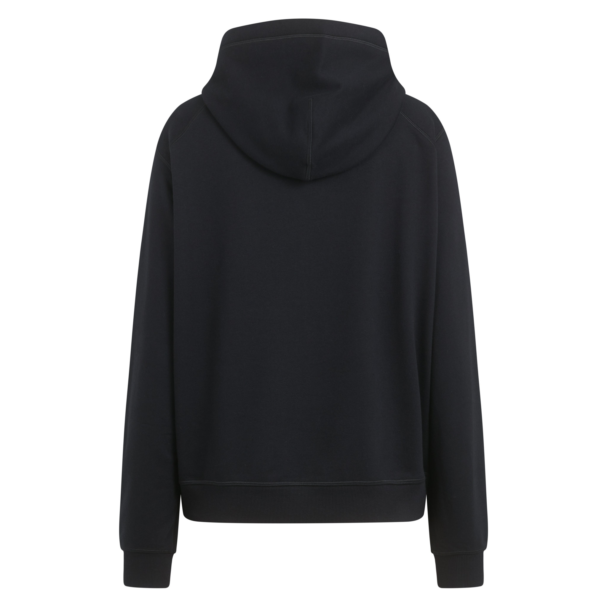 Women's Cotton Hoodie Black/White