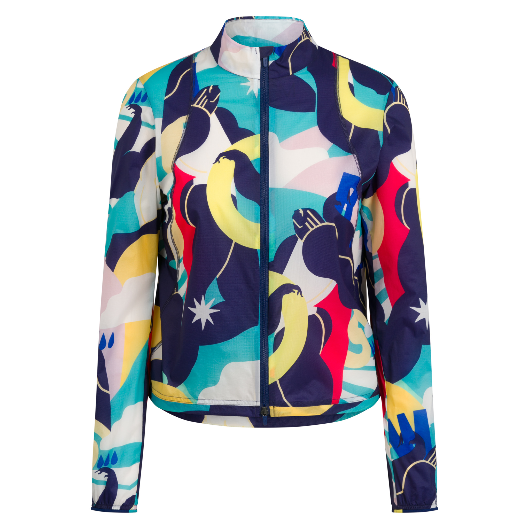 W100 Women's Rapha Wind Jacket - Kelly Anna Multicolour