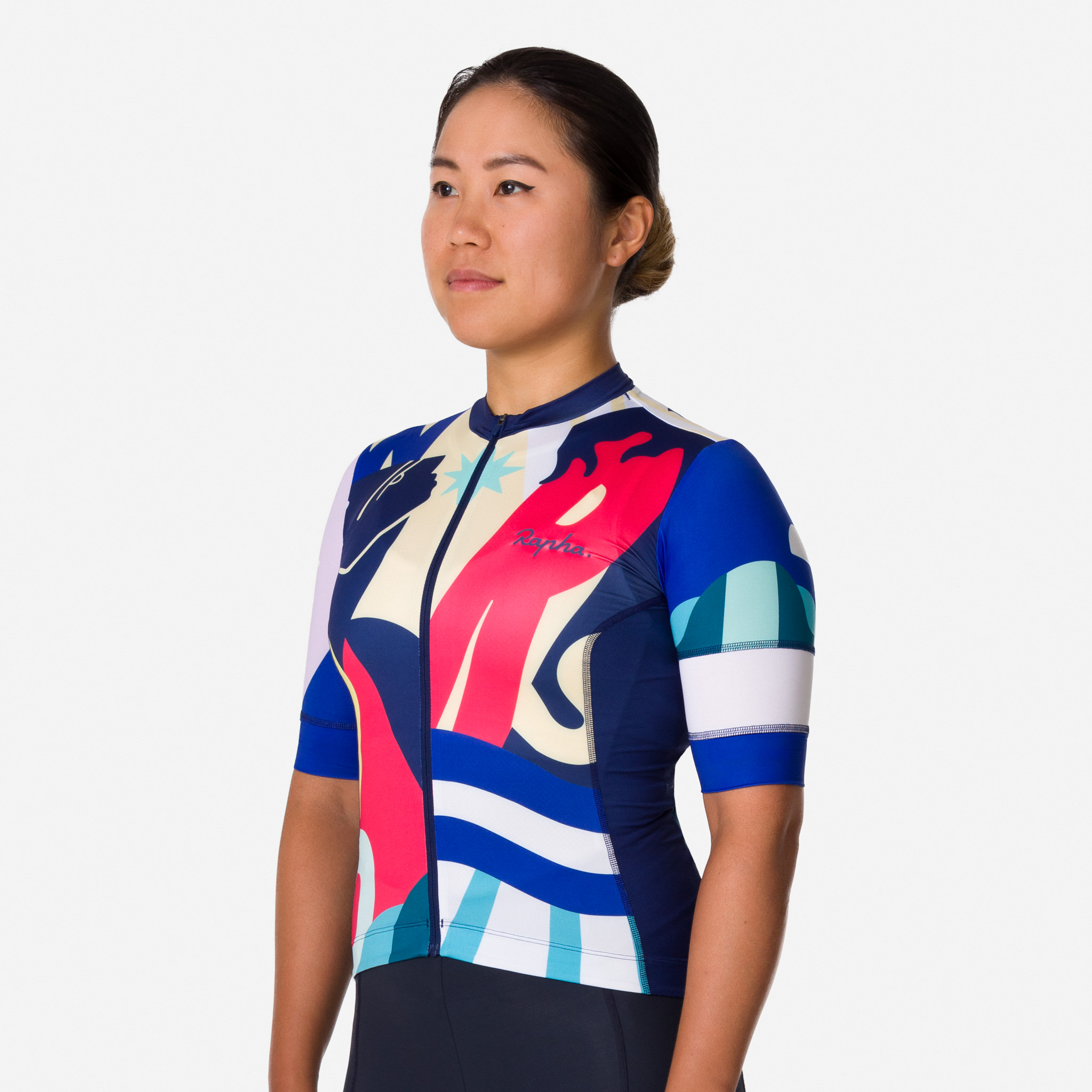 5185-W100-Women-apos-s-Rapha-Jersey-Kelly-Anna-Multicolour-4.jpg W100 Women's Rapha Jersey - Kelly Anna Multicolour