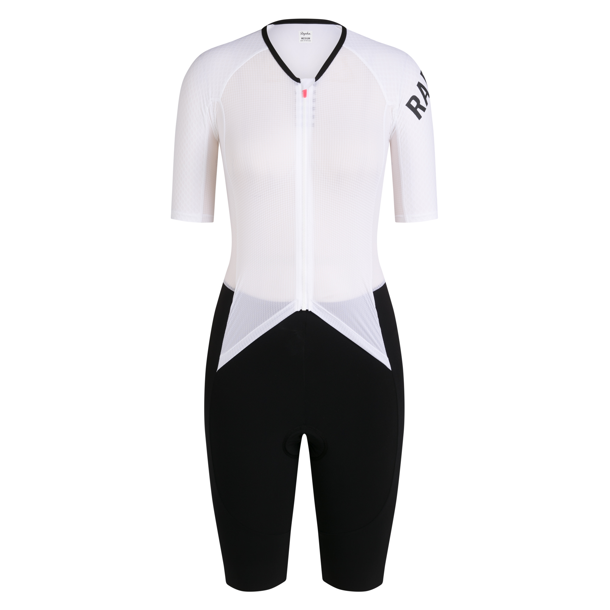 Women's Pro Team Summer Roadsuit White/Black