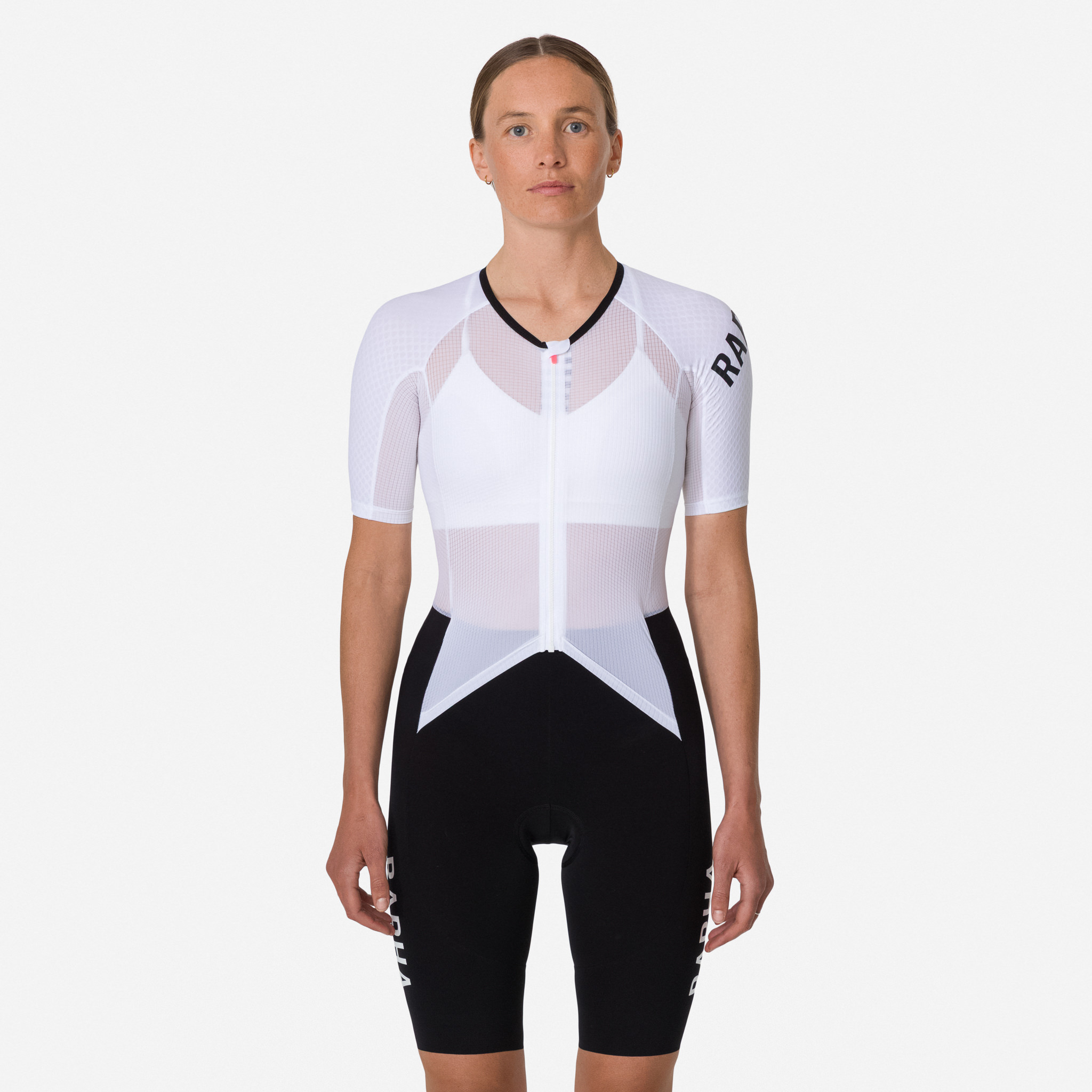 5192-Women-apos-s-Pro-Team-Summer-Roadsuit-White-Black-5.jpg Women's Pro Team Summer Roadsuit White/Black