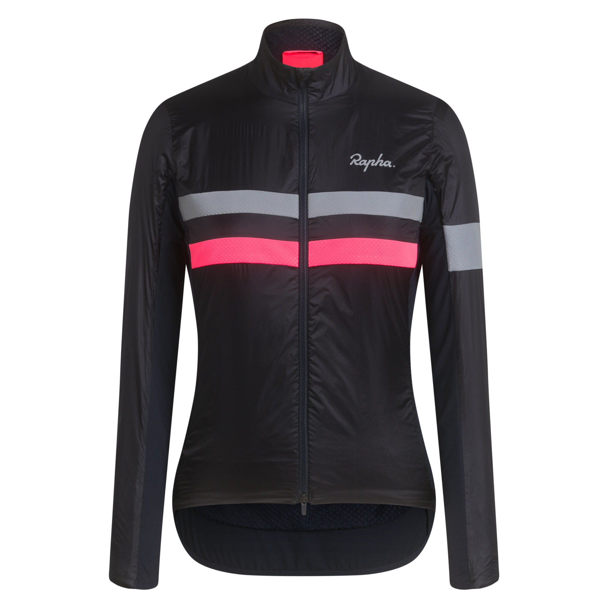 Women's Brevet Insulated Jacket Dark Navy/High-Vis Pink/White