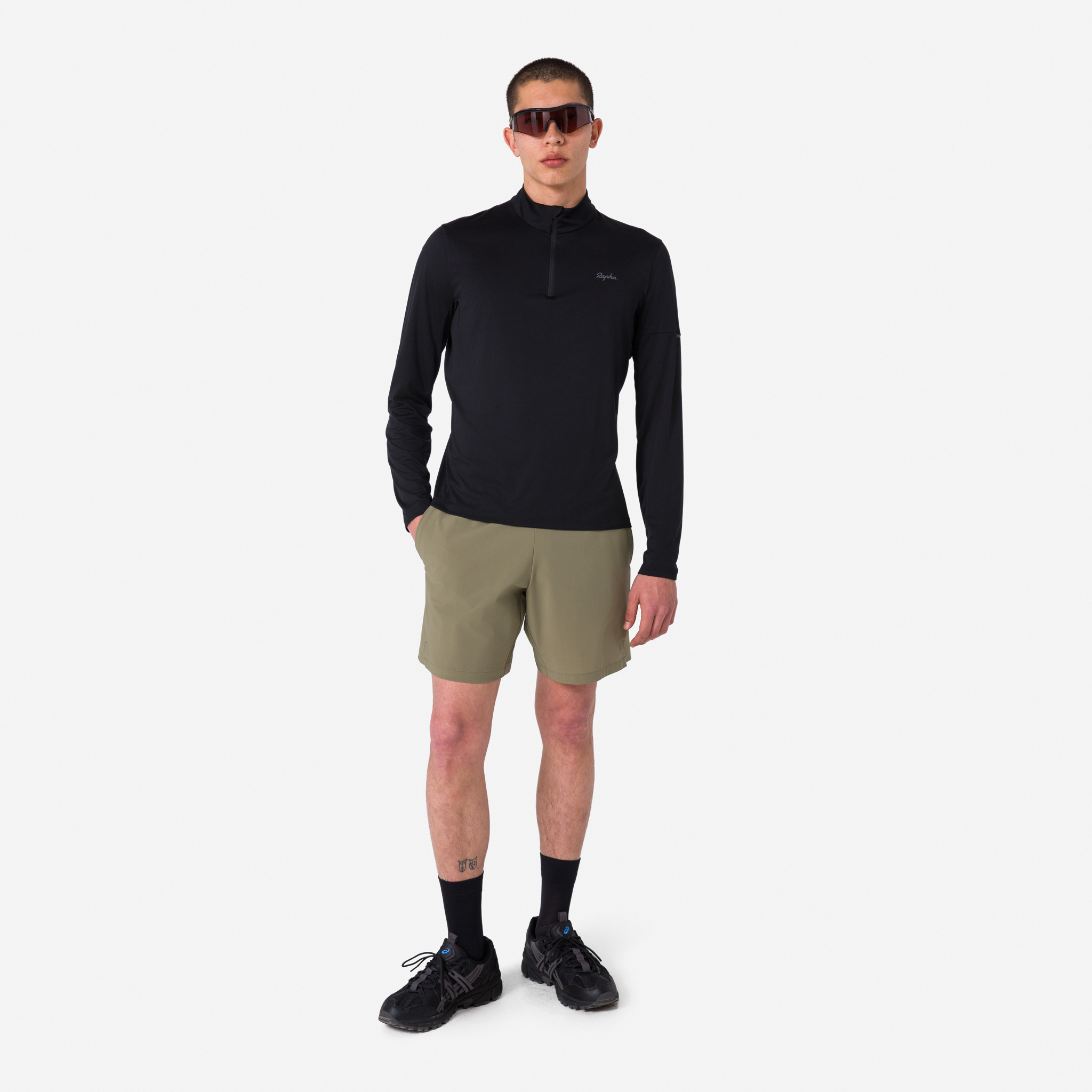 5385-Men-apos-s-Active-Half-Zip-Black-Grey-4.jpg Men's Active Half Zip Black/Grey
