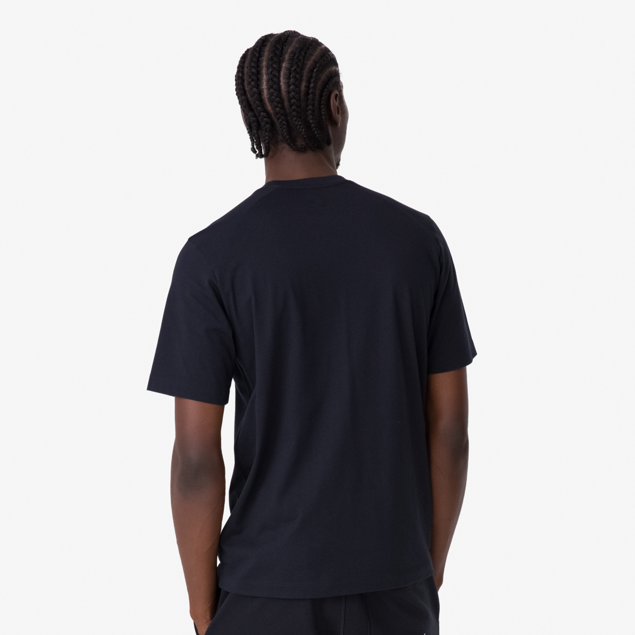 Men's Cotton T-Shirt Black/White