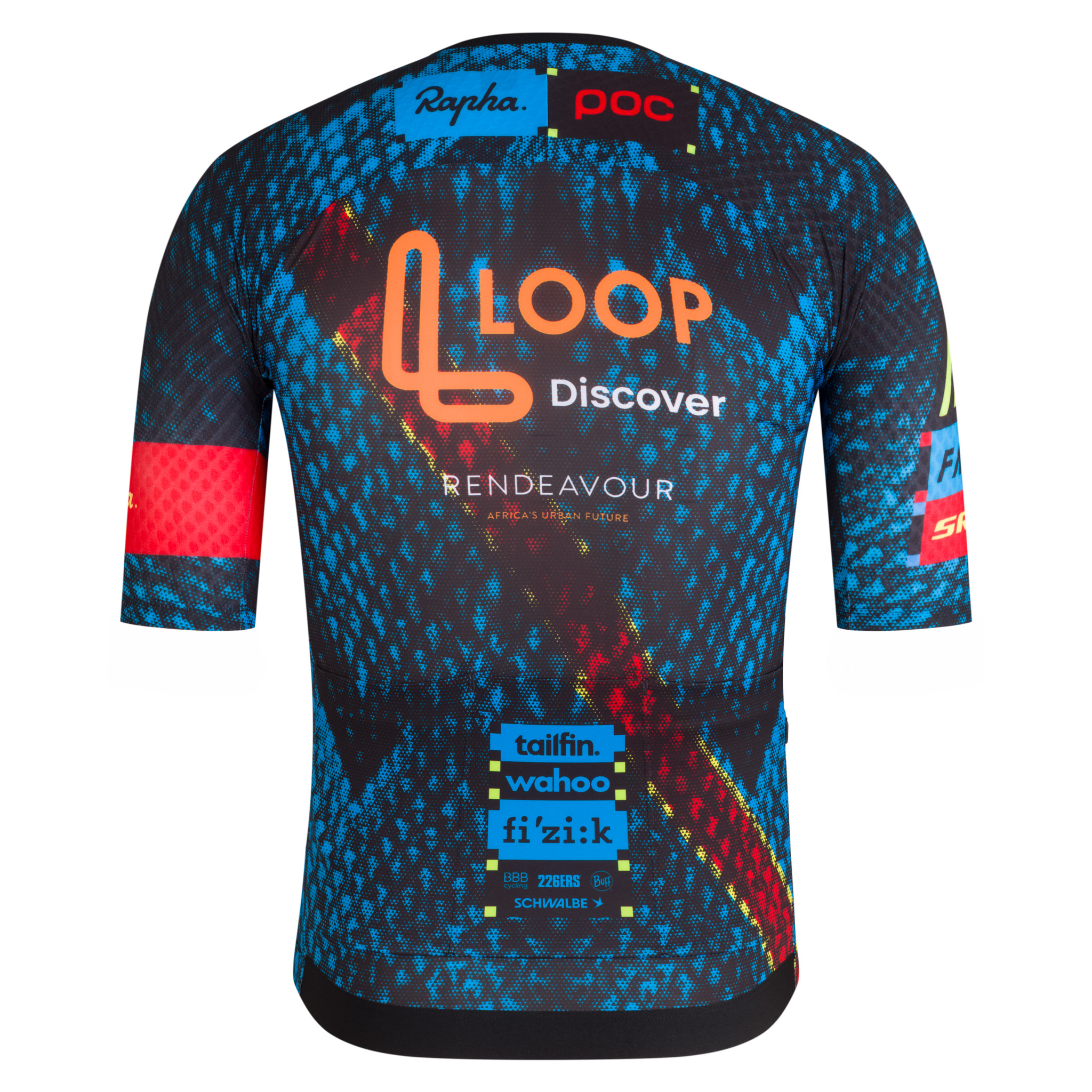 AMANI BM Men's Pro Team Aero Jersey - DRC Multicolour