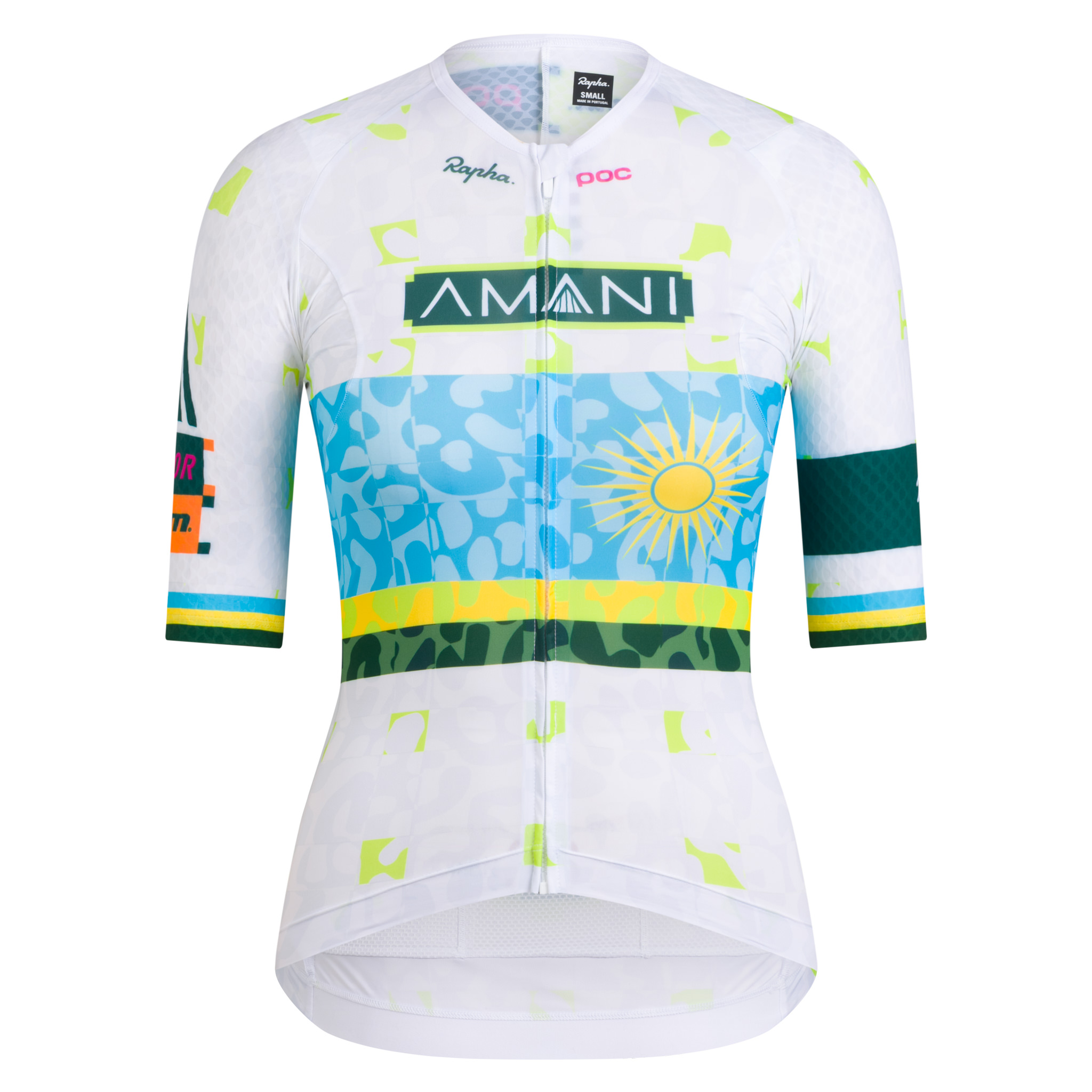 AMANI Women's Pro Team Aero Jersey - Rwanda Multicolour