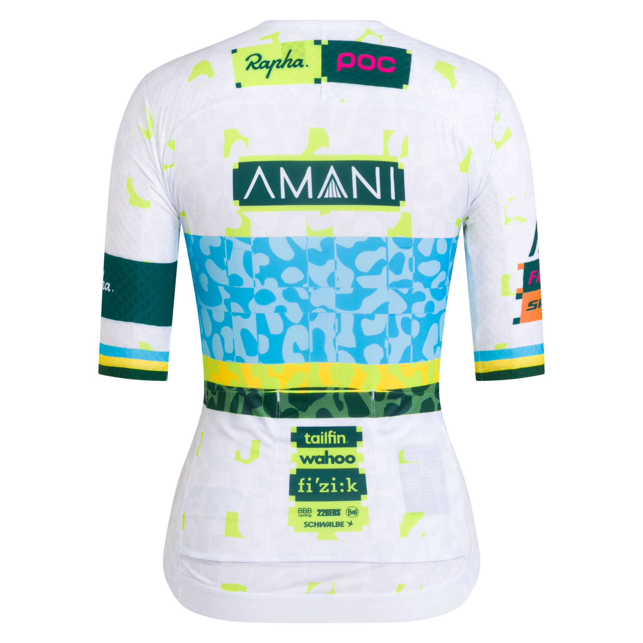 AMANI Women's Pro Team Aero Jersey - Rwanda Multicolour