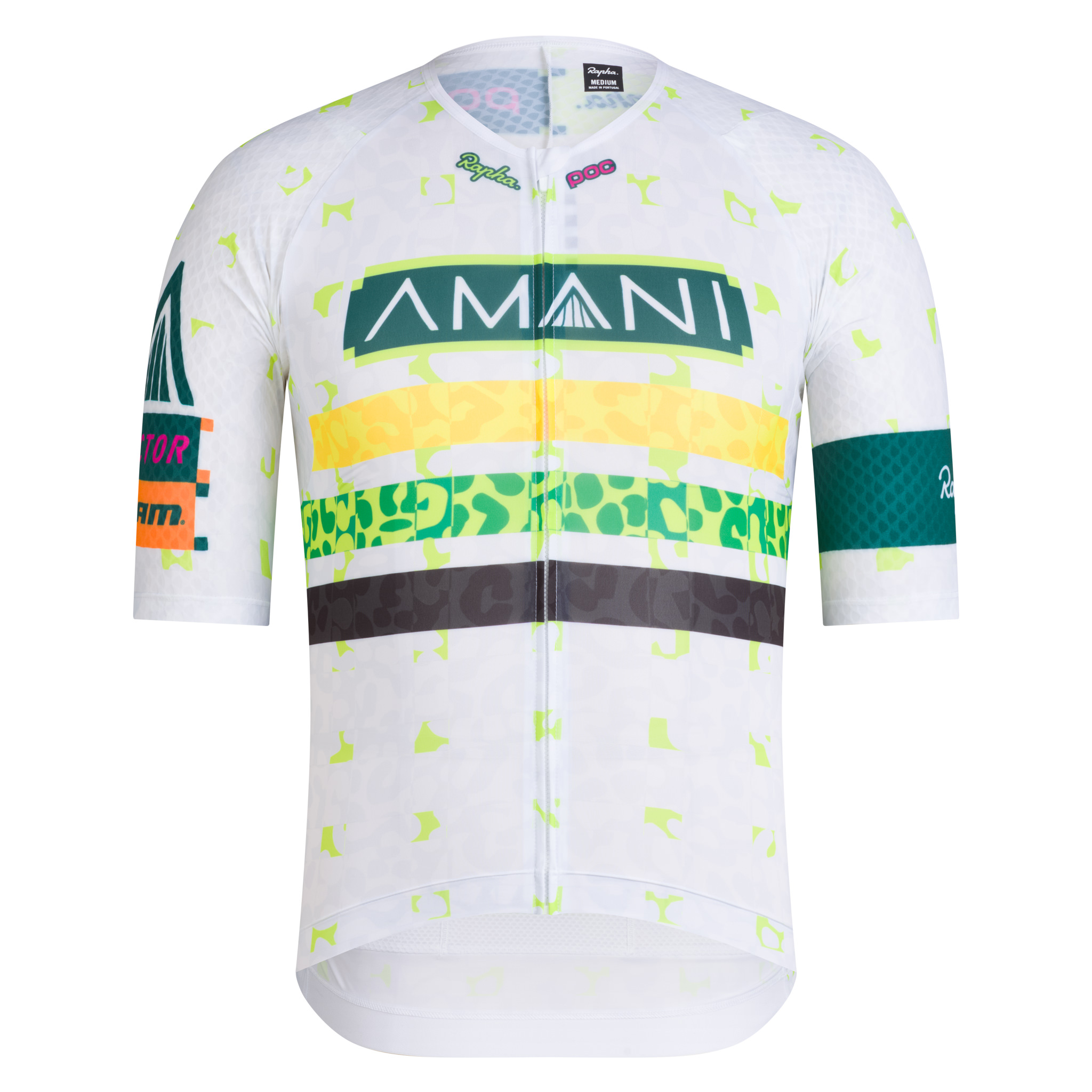 AMANI Men's Pro Team Aero Jersey - African TT Multicolour