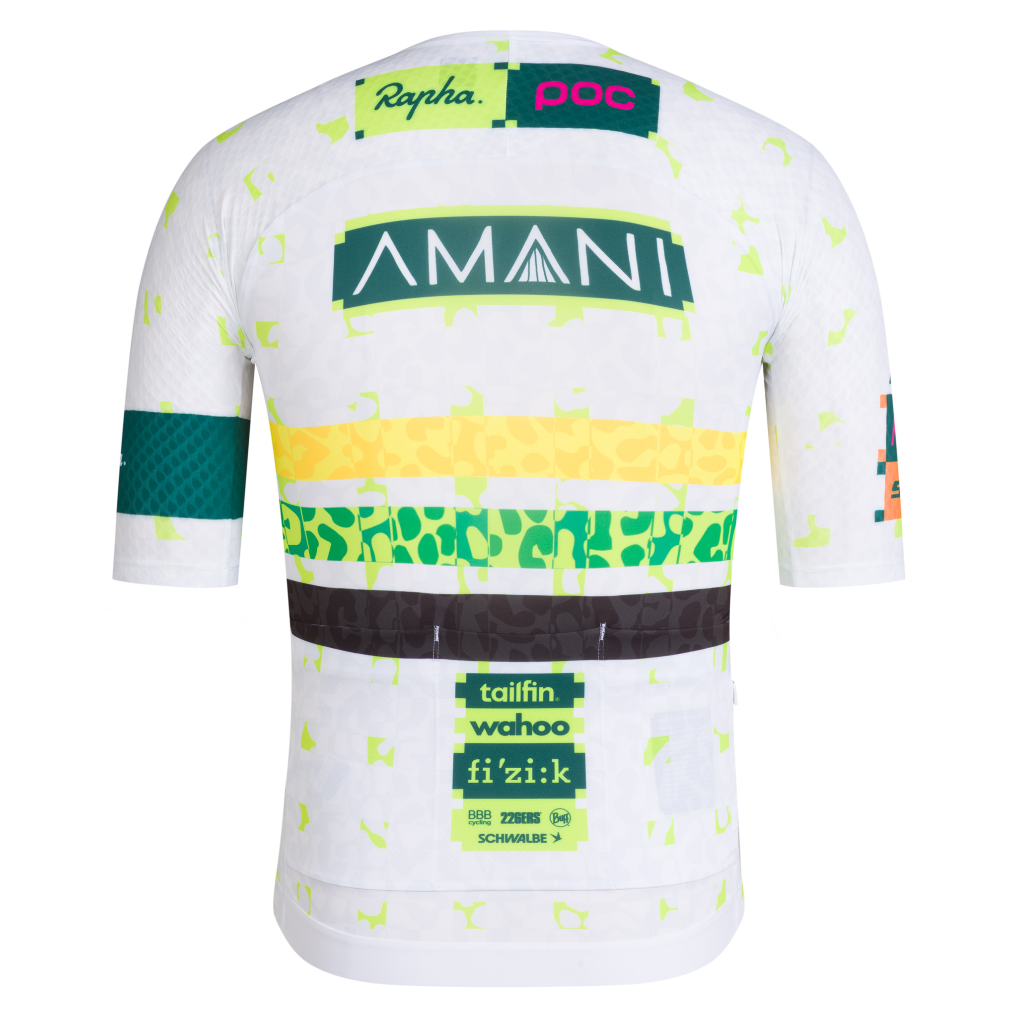 AMANI Men's Pro Team Aero Jersey - African TT Multicolour