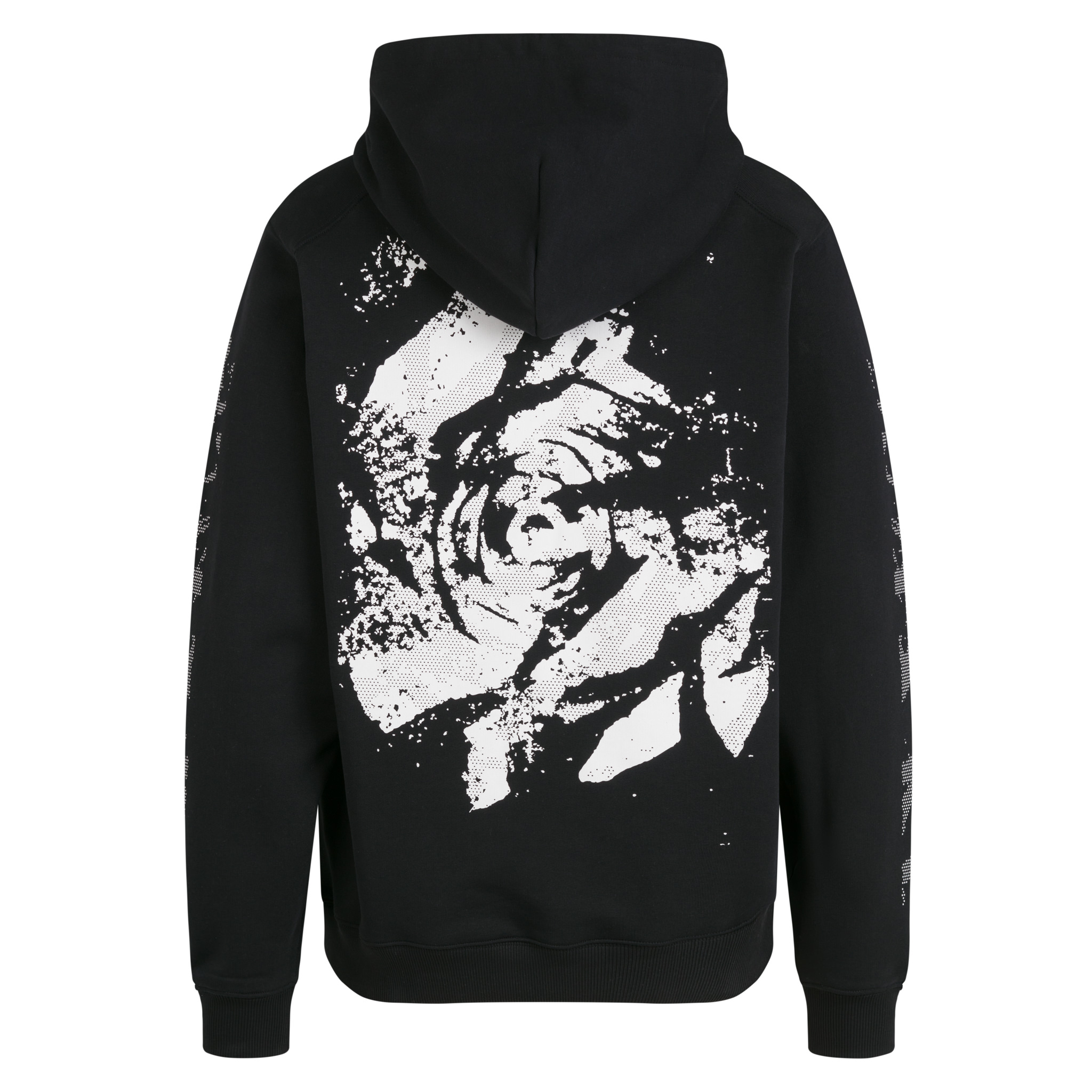 Men's Cotton Hoodie - Trail Print Multicolour