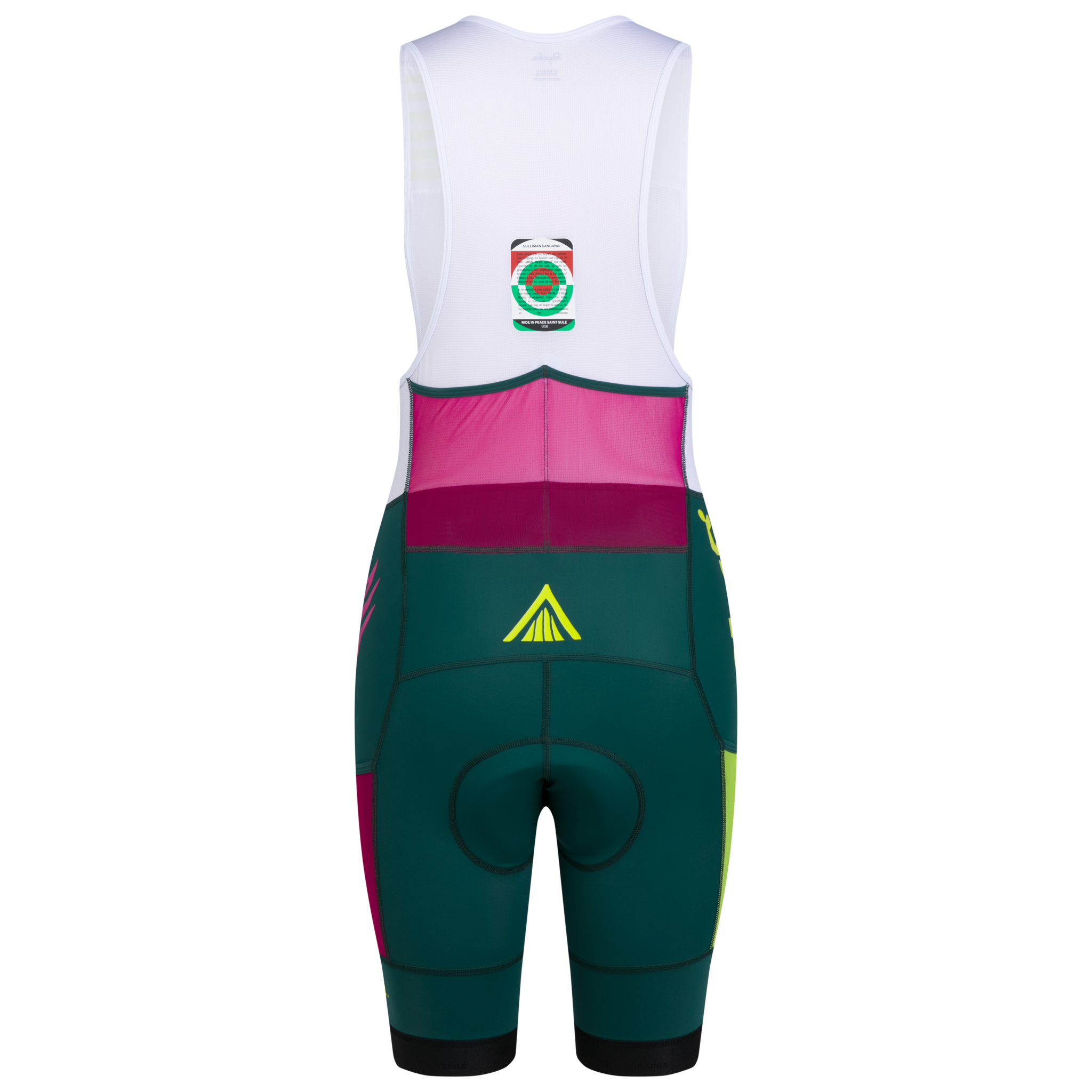 AMANI Women's Pro Team Training Cargo Bib Shorts Teal