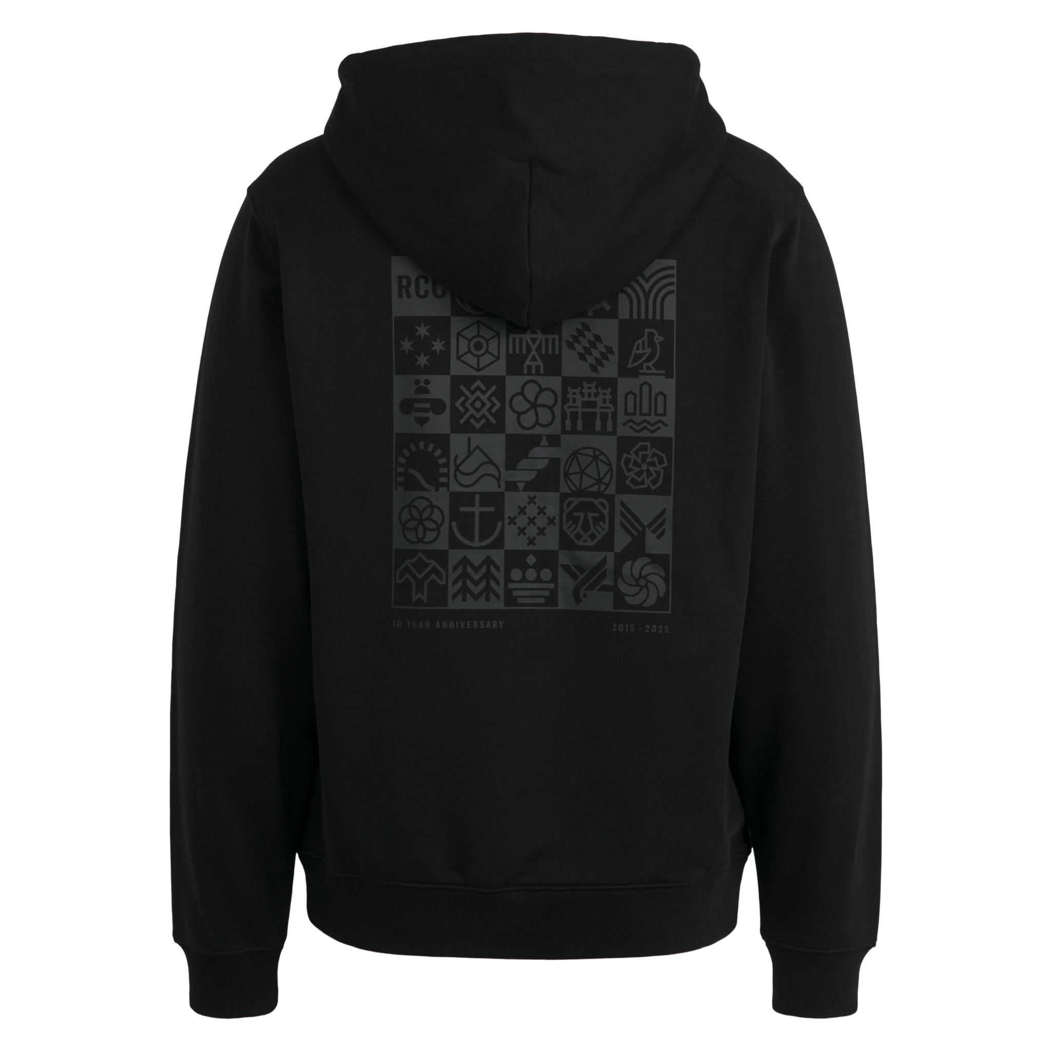 RCC 10 Men's Zip Hoodie Black