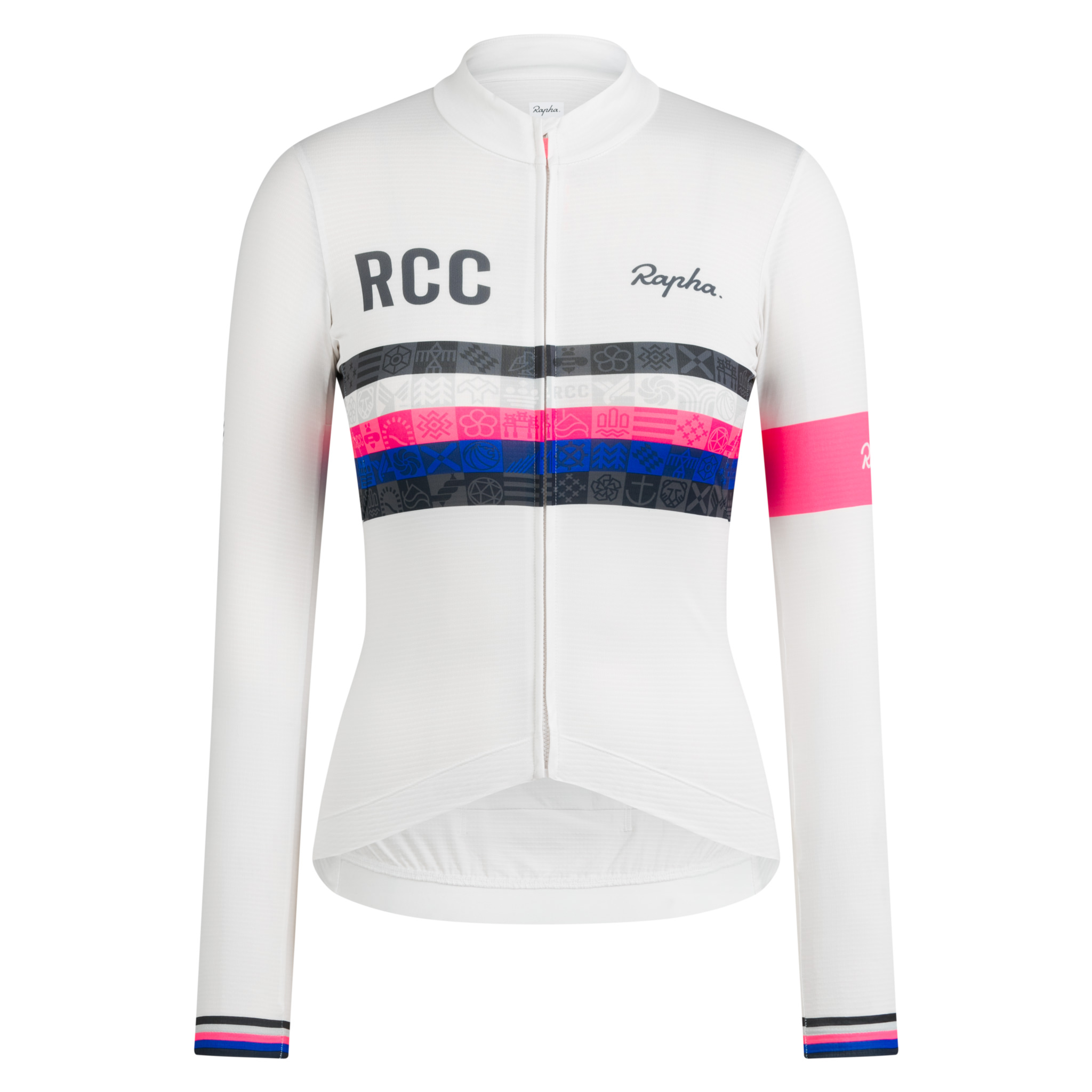 RCC 10 Women's Pro Team LS Midweight Jersey White