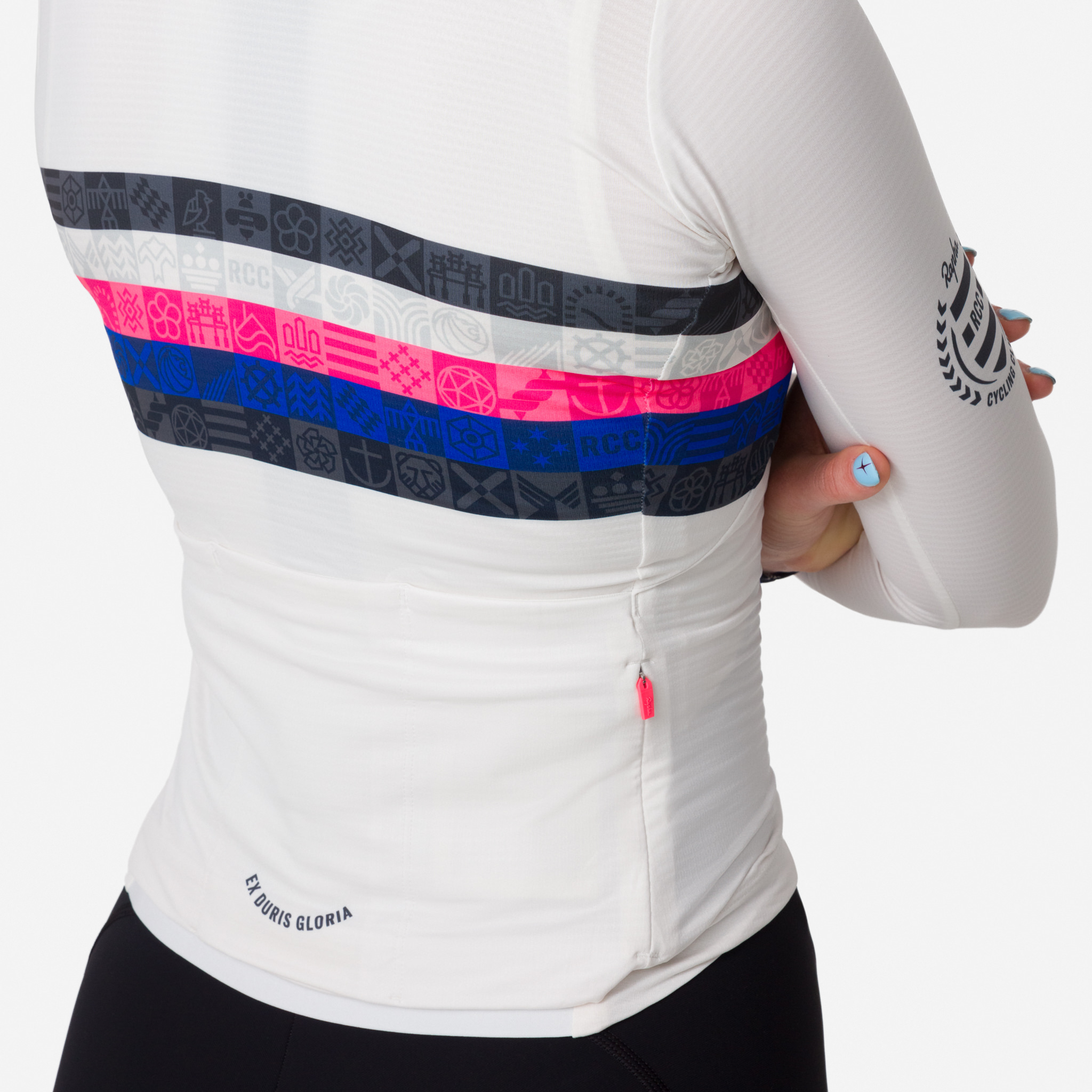 5701-RCC-10-Women-apos-s-Pro-Team-LS-Midweight-Jersey-White-5.jpg RCC 10 Women's Pro Team LS Midweight Jersey White