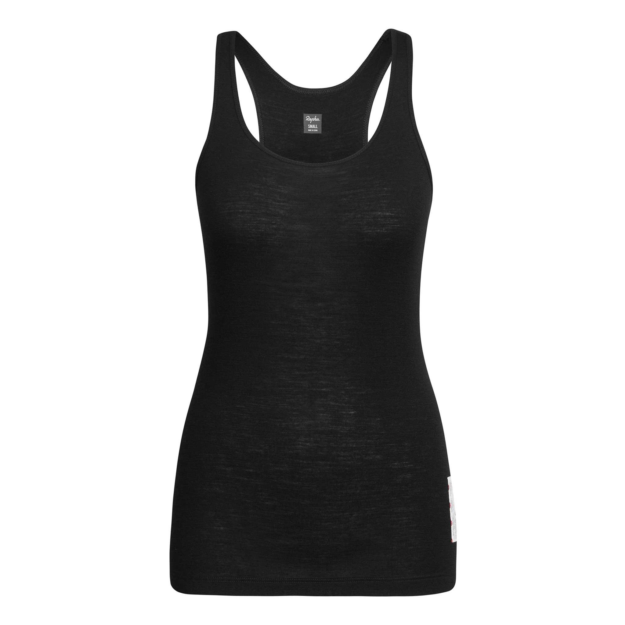Women's Merino Base Layer - Sleeveless Black