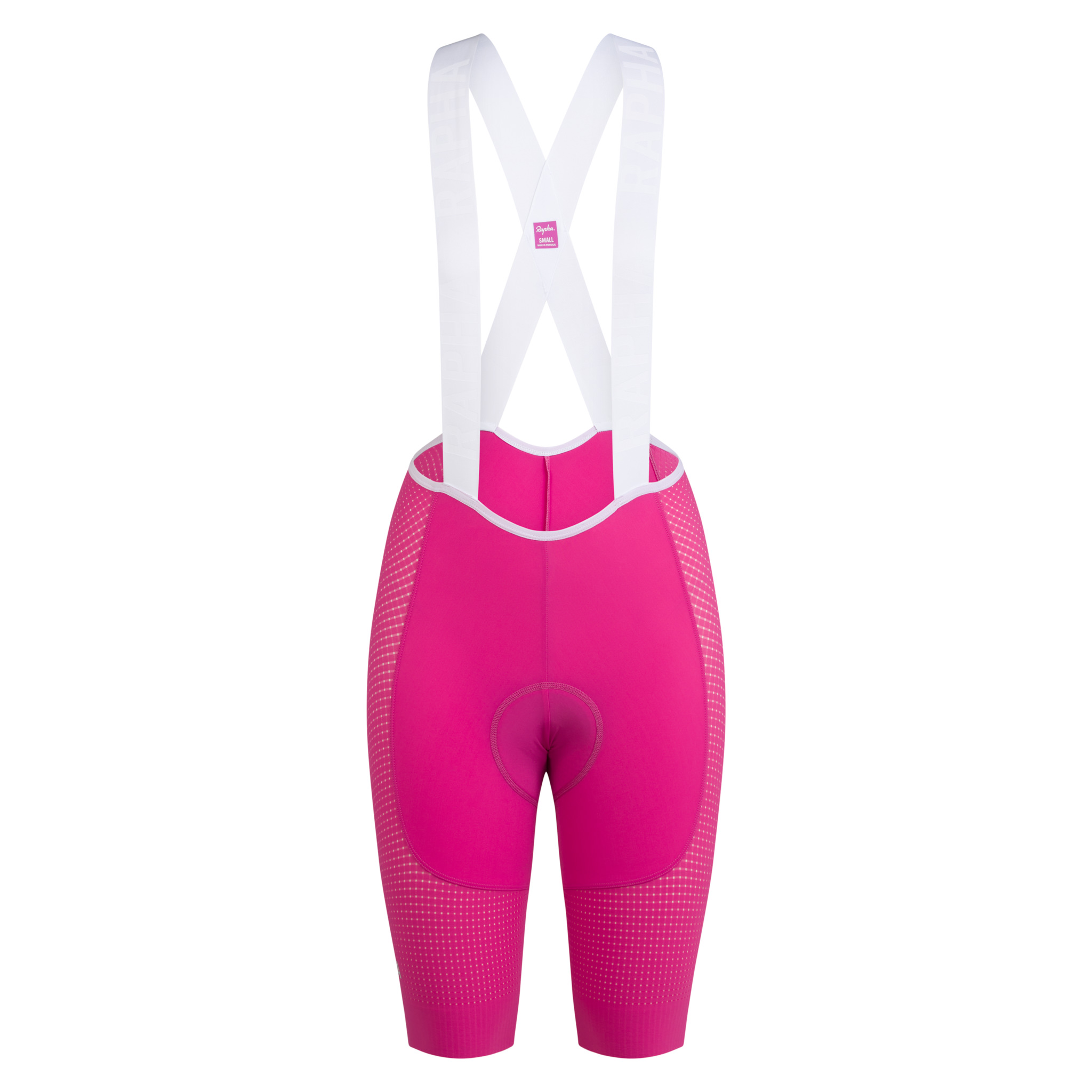 Women's Pro Team Ghost Bib Shorts - Long Rose Violet/White